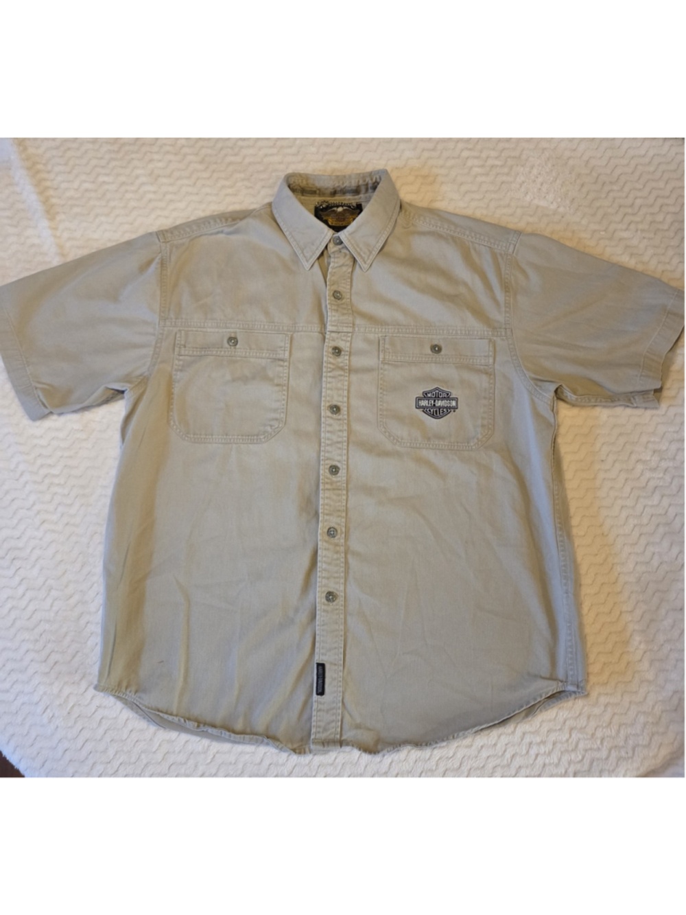 Harley Davidson Button Down Shirt Size L